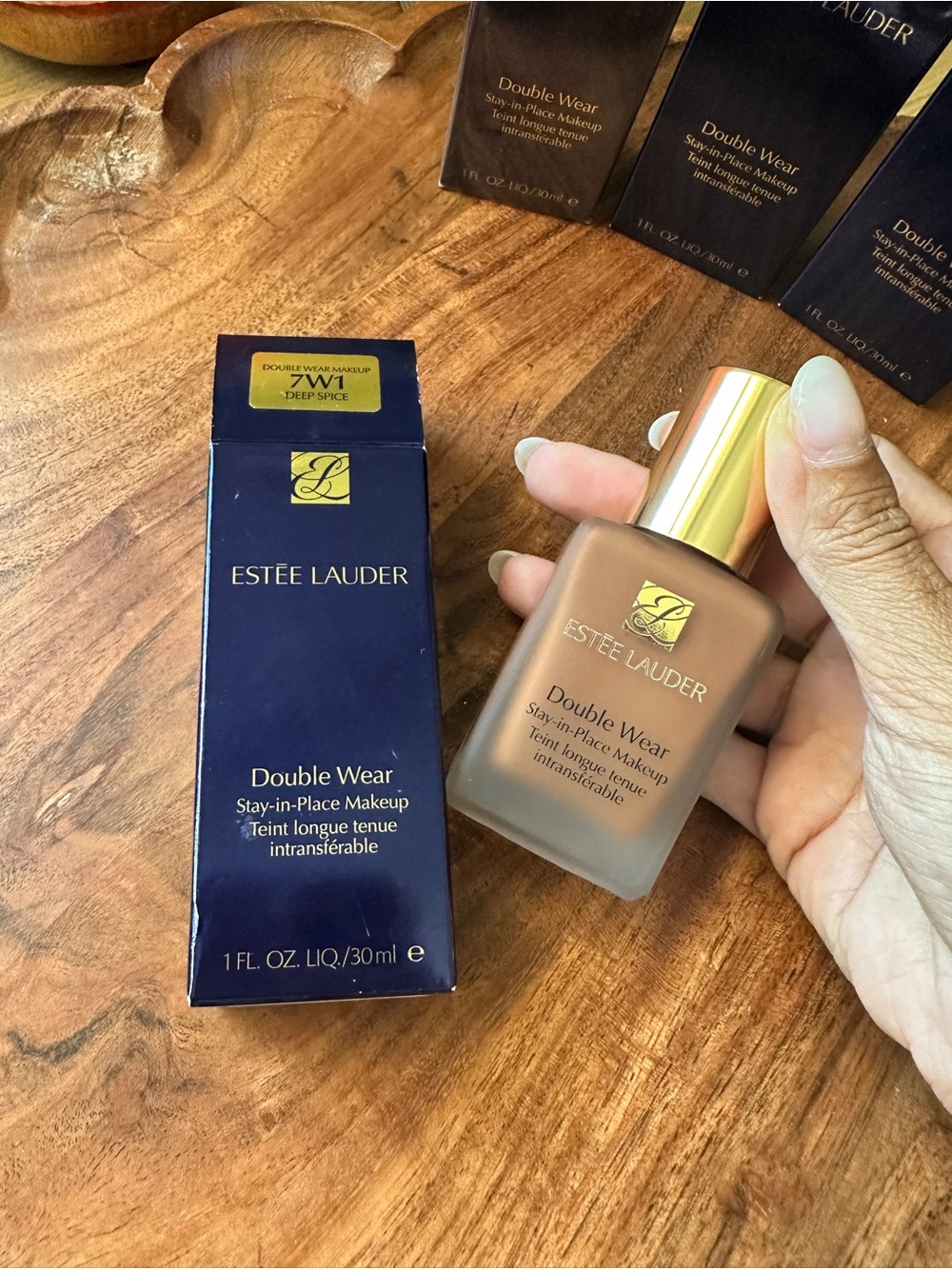 7W1 NEW Estee Lauder Double Wear Stay In Place Foundation - Deep Spice
